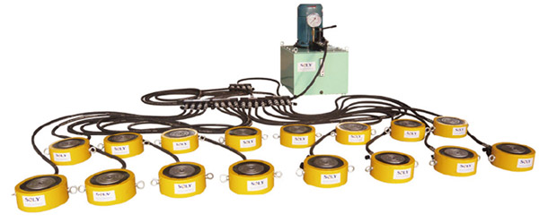 橋梁頂升同步千斤頂