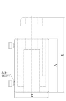 雙作用空心千斤頂